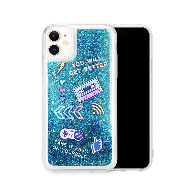 liquid quicksand phone case