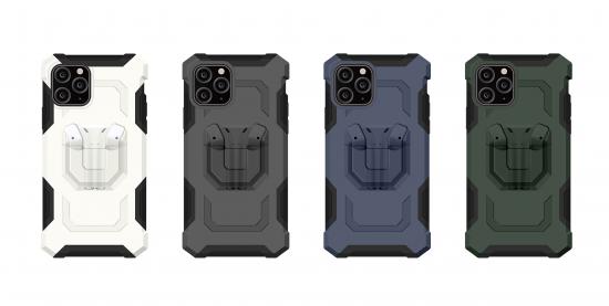 Custom Unique Military shockproof case pouch matte clear cover