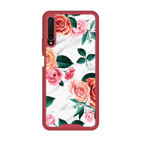 bonito estampado floral pintado uv imd tpu caso de la cubierta del teléfono