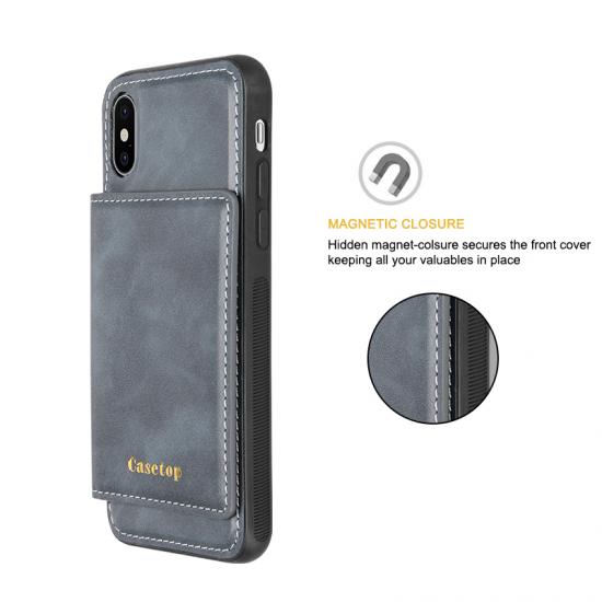 Non-slip Soft Grip Business PU Leather Phone case